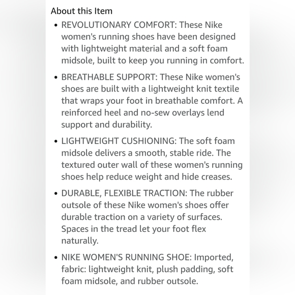 Nike Revolution 5 - Women Size 6.5 US - Picture 10 of 10